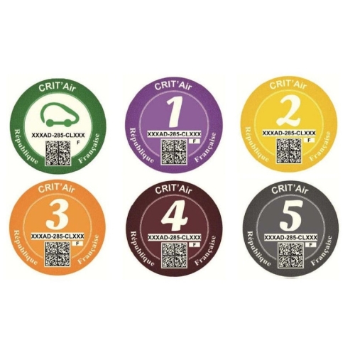 French Crit’Air sticker